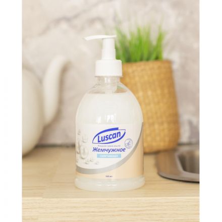 Крем-мыло жидкое LUSCAN Жемчужное 500мл с дозатором