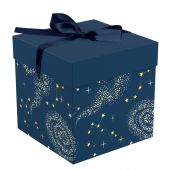 Коробка складная подарочная MESHU "Magic", (15*15*15см), с лентой, отд фольгой Коробка складная подарочная MESHU "Magic", (15*15*15см), с лентой, отд фольгой