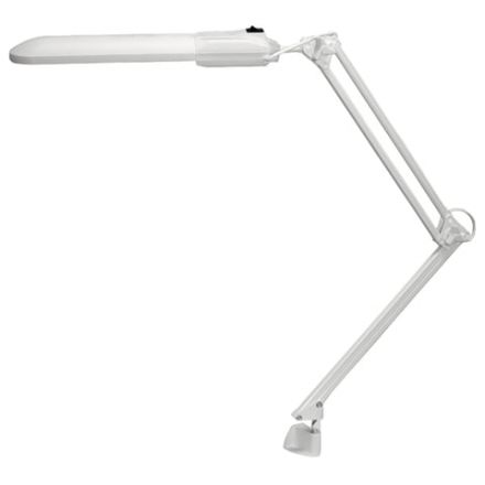 Настольная лампа светильник Дельта на струбцине, ЛЮМИНЕСЦЕНТНАЯ, цоколь 2G7, 11 Вт, белый Настольная лампа светильник Дельта на струбцине, ЛЮМИНЕСЦЕНТНАЯ, цоколь 2G7, 11 Вт, белый