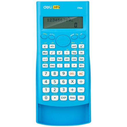 Калькулятор научный (ЕГЭ) Deli E1710A,10-р,2 стр,240 ф.,бат.,162х84мм,син Калькулятор научный (ЕГЭ) Deli E1710A,10-р,2 стр,240 ф.,бат.,162х84мм,син