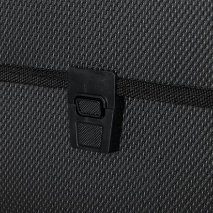 Папка-портфель пластиковая STAFF А4 (330х235х50 мм), 7 отделений, с окантовкой, индексные ярлыки, черный, 221206