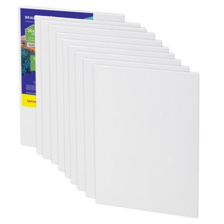 Холсты на картоне НАБОР 10 штук (30х40 см), хлопок, грунт, 280 г/м2, BRAUBERG ART CLASSIC, 192659 Холсты на картоне НАБОР 10 штук (30х40 см), хлопок, грунт, 280 г/м2, BRAUBERG ART CLASSIC, 192659