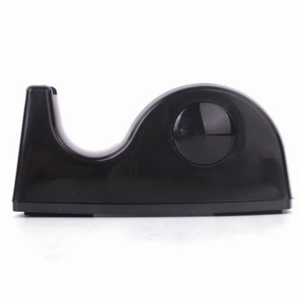 Диспенсер для клейкой ленты BRAUBERG настольный, утяжеленный, средний, черный, 11,8х5х5 см, 440142 Диспенсер для клейкой ленты BRAUBERG настольный, утяжеленный, средний, черный, 11,8х5х5 см, 440142