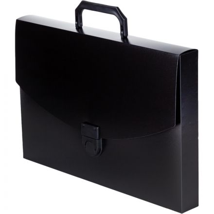Папка-портфель Attache пластиковая A4 черная (250x370 мм, 1 отделение) Папка-портфель Attache пластиковая A4 черная (250x370 мм, 1 отделение)