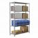 Стеллаж металлический BRABIX "MS Plus-200/60-5", 2000х1000х600 мм, 5 полок, регулируемые опоры, 291111, S241BR166502