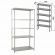 Стеллаж металлический BRABIX "MS Plus-200/60-5", 2000х1000х600 мм, 5 полок, регулируемые опоры, 291111, S241BR166502