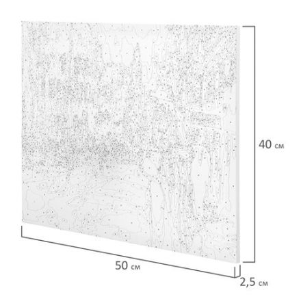 Картина по номерам 40х50 см, ОСТРОВ СОКРОВИЩ "Огни большого города", на подрамнике, акрил, кисти, 662910 Картина по номерам 40х50 см, ОСТРОВ СОКРОВИЩ "Огни большого города", на подрамнике, акрил, кисти, 662910