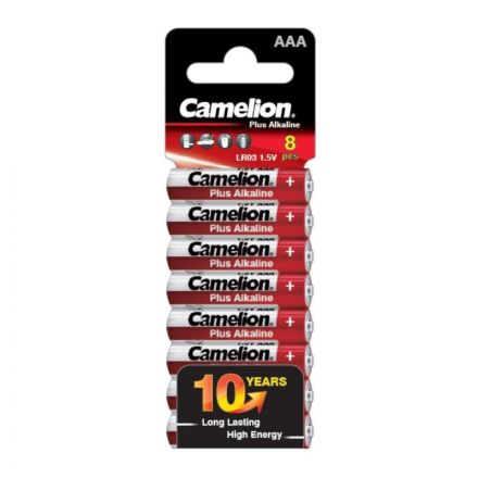 Батарейка Camelion Plus Alkaline 8шт/бл (LR03-SP8, 1.5В) (14861) Батарейка Camelion Plus Alkaline 8шт/бл (LR03-SP8, 1.5В) (14861)