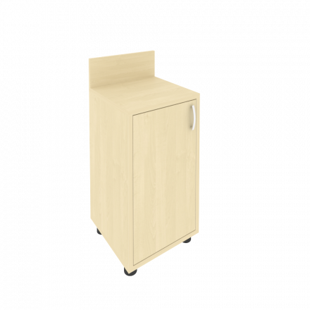 Light Тумба (узкая) с полкой и бортиком С-ТУ-40 (R) Клён 400*400*750