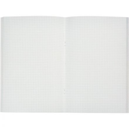 Тетрадь общая А4,96л,клет,скреп,обл.бумвинил,блок офсет-2 Синяя