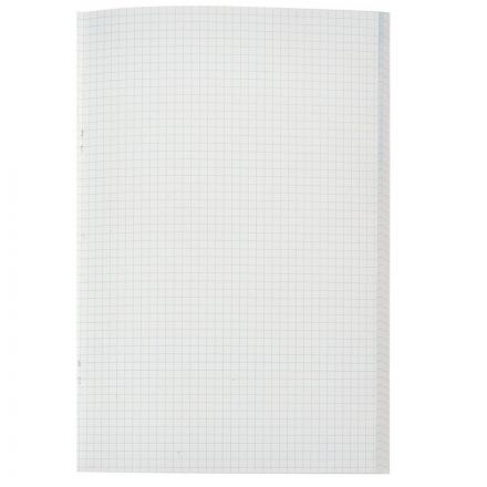 Тетрадь общая А4,96л,клет,скреп,обл.бумвинил,блок офсет-2 Синяя