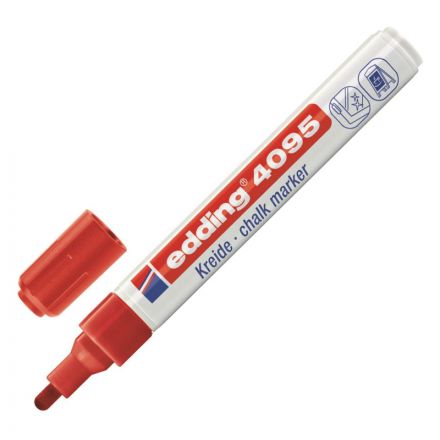 Маркер меловой Edding E-4095 красный 3 мм Маркер меловой Edding E-4095 красный 3 мм