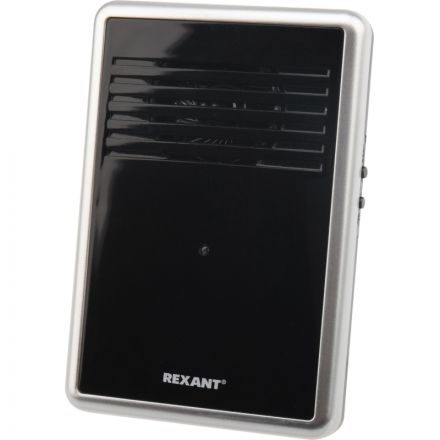 Звонок дверной беспроводной c цифровым кодированием (черный) REXANT RX-30 Звонок дверной беспроводной c цифровым кодированием (черный) REXANT RX-30