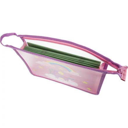 Папка для тетрадей №1School Волшебный Единорог, А5,  пластик, ПТ-713