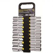 Набор головок торцевых удлиненных 1/2 SuperLock 17 предметов BERGER BG2037