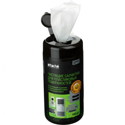 Салфетки Attache Selection д/поверхностей, туба, пов/пл, 100 шт, 130х150 Салфетки Attache Selection д/поверхностей, туба, пов/пл, 100 шт, 130х150
