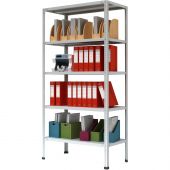 Стеллаж металлический P_МС-255 с 5-ю полками 1000х500х2000