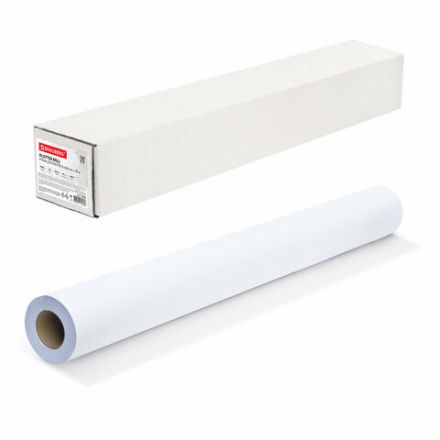 Бумага широкоформатная рулон для плоттера, 1067 мм х 45 м х втулка 50,8 мм, 90 г/м2, белизна CIE 146%, BRAUBERG, 110631 Бумага широкоформатная рулон для плоттера, 1067 мм х 45 м х втулка 50,8 мм, 90 г/м2, белизна CIE 146%, BRAUBERG, 110631