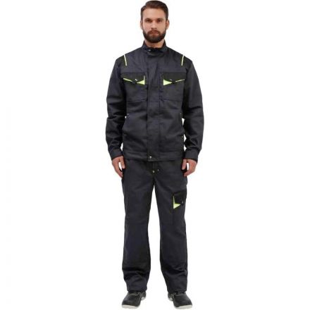 Брюки муж. л27-БР т.сер/чрн 60-62/182-188 арт.Валькирия