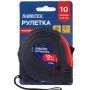 Рулетка измерительная 10 м х 25 мм, обрезиненный корпус, 3 фиксатора, RABBITEX (РАББИТЕКС) Professional, 671359
