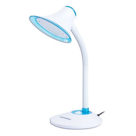 Настольная лампа / светильник SONNEN OU-608, на подставке, светодиодная, 5 Вт, белый/синий, 236669 Настольная лампа / светильник SONNEN OU-608, на подставке, светодиодная, 5 Вт, белый/синий, 236669