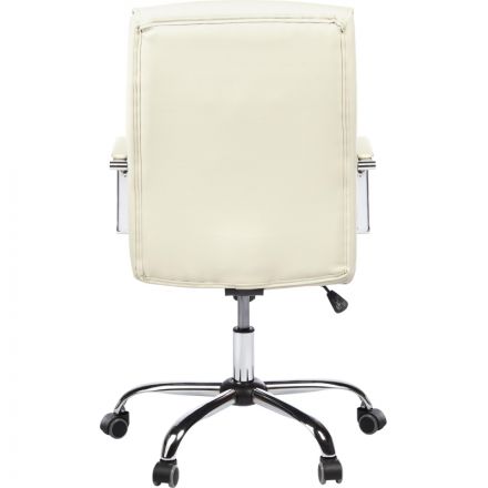 Кресло BN_SH_EChair-509 TPU к/з бежевый хром Кресло BN_SH_EChair-509 TPU к/з бежевый хром