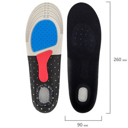 Стельки для обуви СПОРТИВНЫЕ, материал EVA SPORT, размер RU 34-39 / EU 35-40, с линиями выреза, SHEGRA (ШЕГРА), 700748 Стельки для обуви СПОРТИВНЫЕ, материал EVA SPORT, размер RU 34-39 / EU 35-40, с линиями выреза, SHEGRA (ШЕГРА), 700748