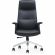 Кресло ЮФК Комус Мебель Easy Chair 503, экокожа, черный, алюминий Кресло ЮФК Комус Мебель Easy Chair 503, экокожа, черный, алюминий