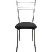 Стул MKM_Бистро lite черный пполим/хром