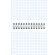Блокнот МАЛЫЙ ФОРМАТ А6 108х146 мм, 48 л., гребень, картон, клетка, ОФИСМАГ, синий, 129870