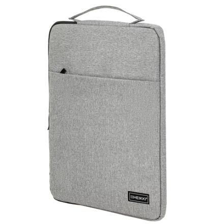 Чехол для ноутбука HEIKKI OPTION 13-14'' (ХЕЙКИ), с ручкой и карманом, серый, 35,5х24х2,5 см, 272600 Чехол для ноутбука HEIKKI OPTION 13-14'' (ХЕЙКИ), с ручкой и карманом, серый, 35,5х24х2,5 см, 272600