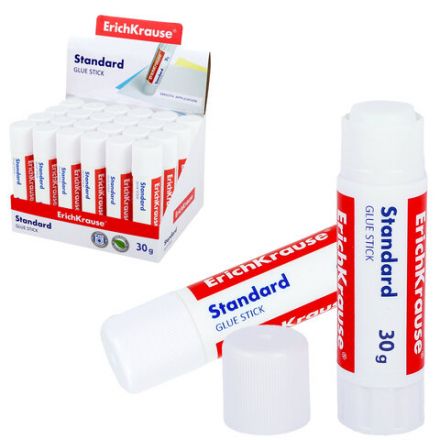 Клей-карандаш ERICH KRAUSE "EasyStick", 30 г, 48033 Клей-карандаш ERICH KRAUSE "EasyStick", 30 г, 48033