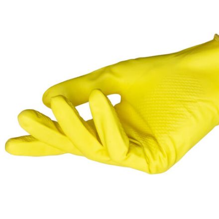 Перчатки МНОГОРАЗОВЫЕ латексные AVIORA, хлопчатобумажное напыление, размер 7-8, M (средний), желтые, вес 35 г, 402-567 Перчатки МНОГОРАЗОВЫЕ латексные AVIORA, хлопчатобумажное напыление, размер 7-8, M (средний), желтые, вес 35 г, 402-567