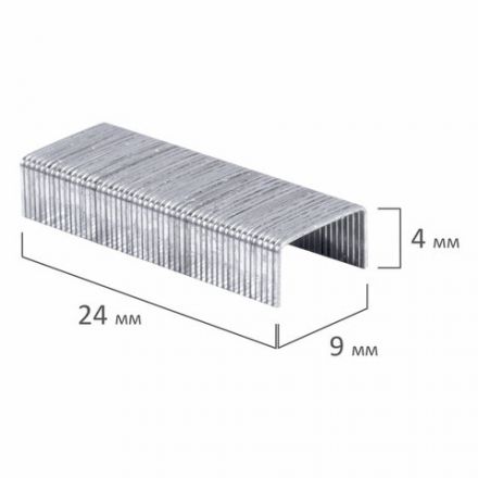 Скобы для степлера №10, 1000 штук, ОФИСНАЯ ПЛАНЕТА, до 20 листов, 222004 Скобы для степлера №10, 1000 штук, ОФИСНАЯ ПЛАНЕТА, до 20 листов, 222004