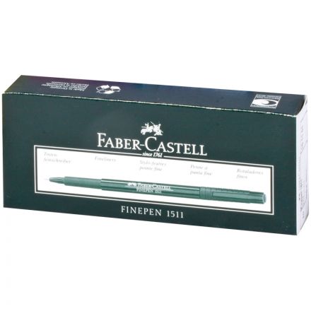 Ручка капиллярная Faber-Castell "Finepen 1511" черная, 0,4мм Ручка капиллярная Faber-Castell "Finepen 1511" черная, 0,4мм