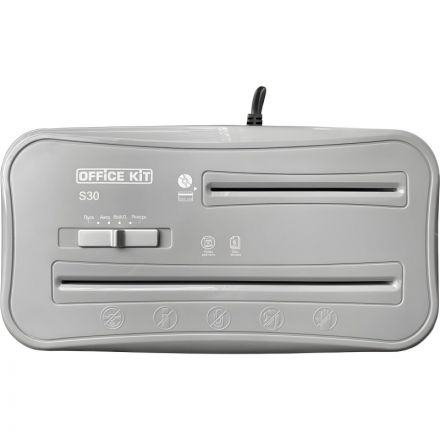 Шредер (уничтожитель) Office Kit S30, 3 ур.секр., 6 лист., 14 л.,  4x40