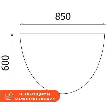 Приставка Easy One без опоры (908900) серый 850 Приставка Easy One без опоры (908900) серый 850