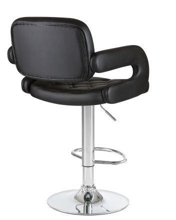 Стул барный DOBRIN TIESTO, чёрный