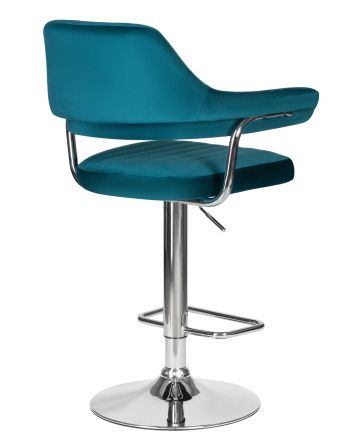 Стул барный DOBRIN CHARLY, морской волны велюр (MJ9-99) Стул барный DOBRIN CHARLY, морской волны велюр (MJ9-99)
