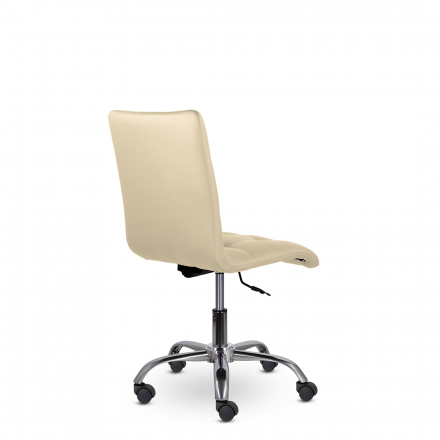 Кресло СН-211 Пронто хром S-0414 (темно-бежевый) Кресло СН-211 Пронто хром S-0414 (темно-бежевый)