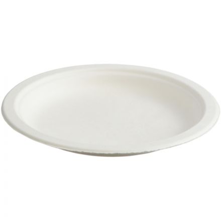 Тарелка одноразовая биоразлагаемая D=180 мм, 50шт/уп Тарелка одноразовая биоразлагаемая D=180 мм, 50шт/уп