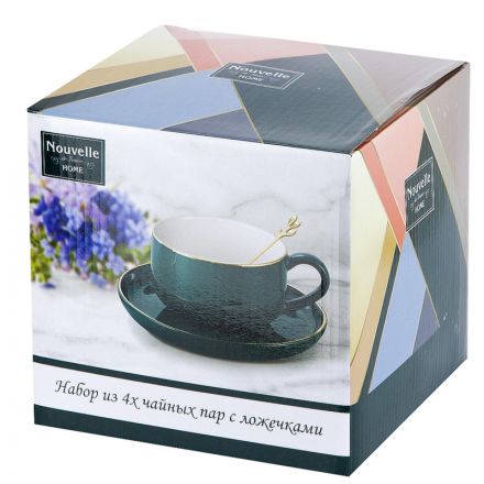 Набор чайный 8пр. с ложками Royal line. Night арт.1930021 Набор чайный 8пр. с ложками Royal line. Night арт.1930021