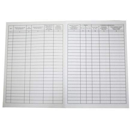 Журнал регистрации инструктажа на рабочем месте, 600-323