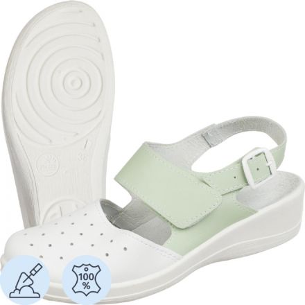 Сабо Бэлла жен.нат.кожа зеленые (р.36) (69110108/04)