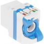 Модуль Keystone LANMASTER ToolLess LAN-TK45U6/180-WH