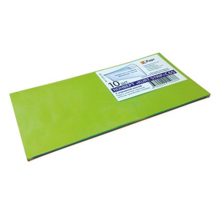 Конверты С65 (114х229 мм) АССОРТИ 5 ЦВЕТОВ, отрывная лента, 120 г/м2, КОМПЛЕКТ 10 шт., европодвес, 225А.10 Конверты С65 (114х229 мм) АССОРТИ 5 ЦВЕТОВ, отрывная лента, 120 г/м2, КОМПЛЕКТ 10 шт., европодвес, 225А.10