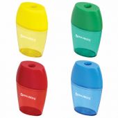 Точилка BRAUBERG "Diamond", с контейнером, овальная, в дисплее, ассорти, 222491 Точилка BRAUBERG "Diamond", с контейнером, овальная, в дисплее, ассорти, 222491