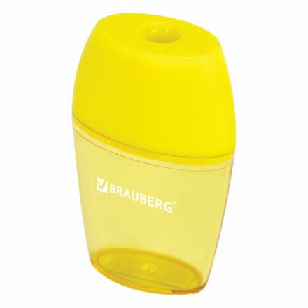 Точилка BRAUBERG "Diamond", с контейнером, овальная, в дисплее, ассорти, 222491 Точилка BRAUBERG "Diamond", с контейнером, овальная, в дисплее, ассорти, 222491