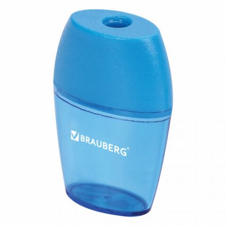 Точилка BRAUBERG "Diamond", с контейнером, овальная, в дисплее, ассорти, 222491 Точилка BRAUBERG "Diamond", с контейнером, овальная, в дисплее, ассорти, 222491