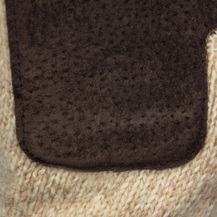 Перчатки-варежки защитные АЙСЕР шерстяные спилковая накладка утеп Тинсулейт